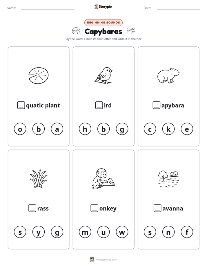 Beginning Sounds