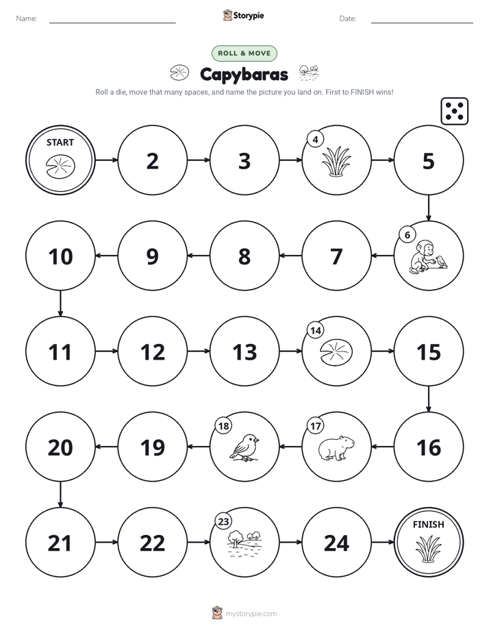 Roll & Move Game