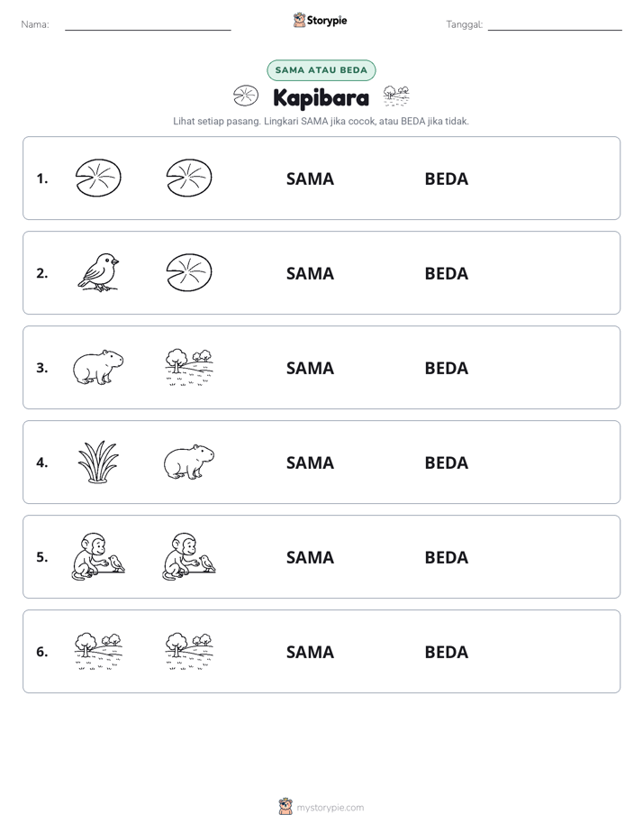 Sama atau Berbeda