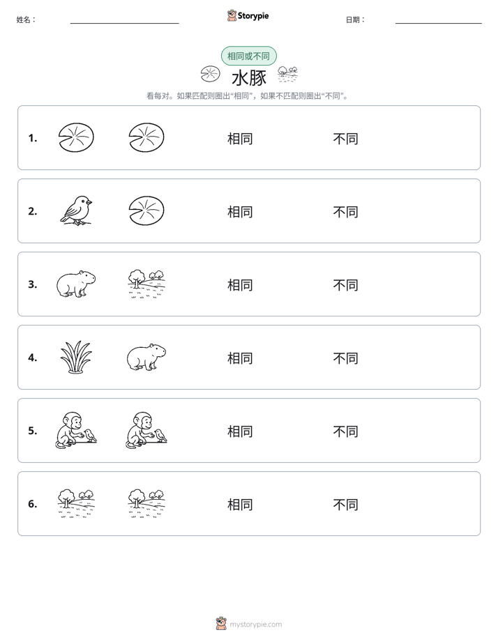 相同或不同