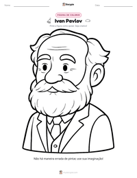 Prévia da folha de atividades imprimível Ivan Pavlov