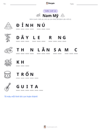 Xem trước tài liệu in sẵn Nam Mỹ