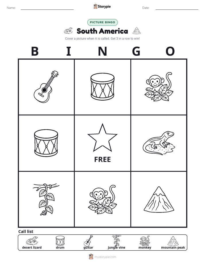 Picture Bingo