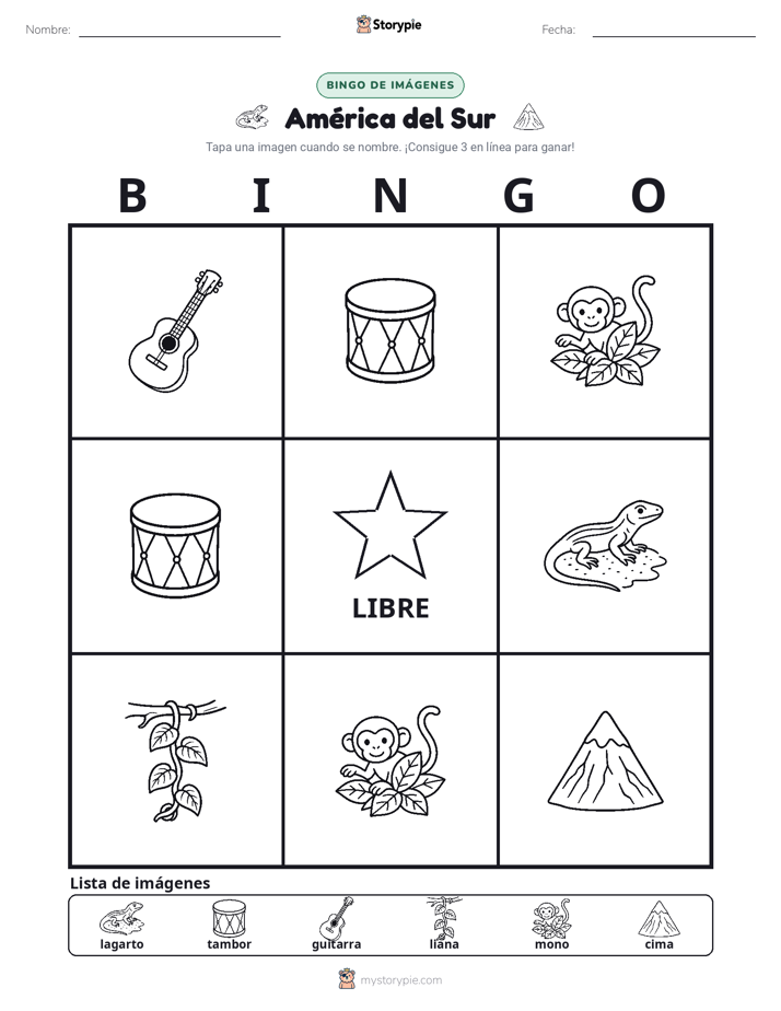 Bingo de Imágenes
