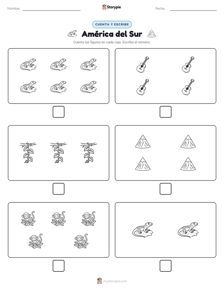 Cuenta y Escribe