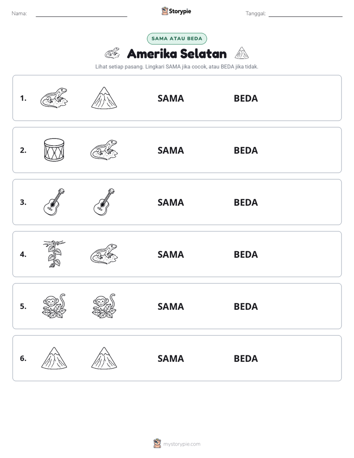 Sama atau Berbeda