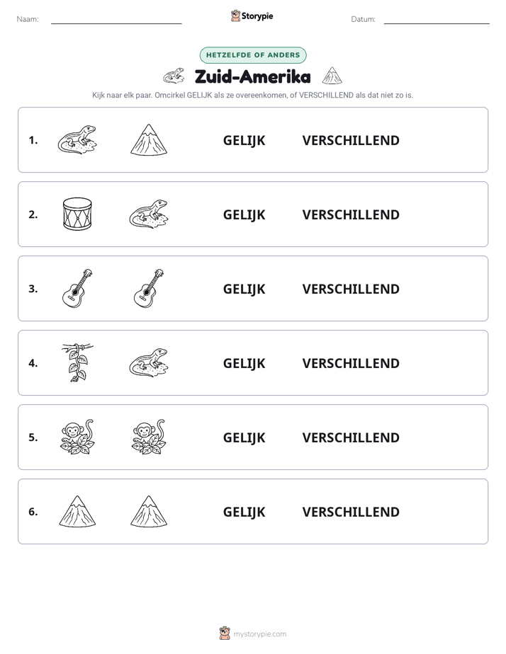 Zelfde of Verschillend