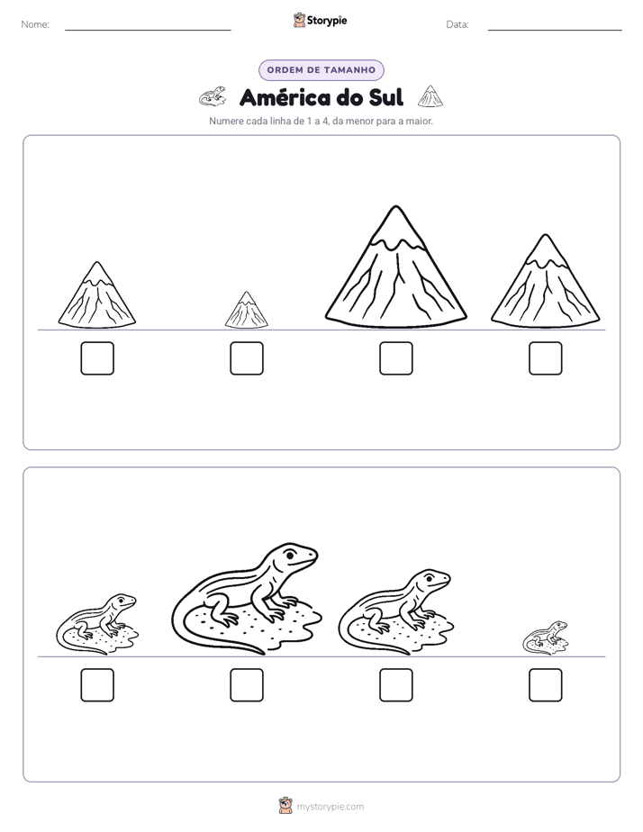 Ordem de Tamanho