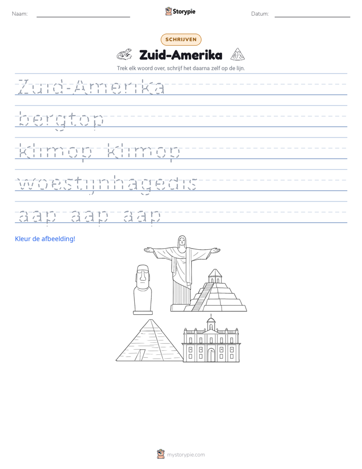 Schrijf Oefening
