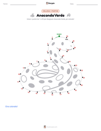 Anteprima della scheda stampabile di Anaconda Verde