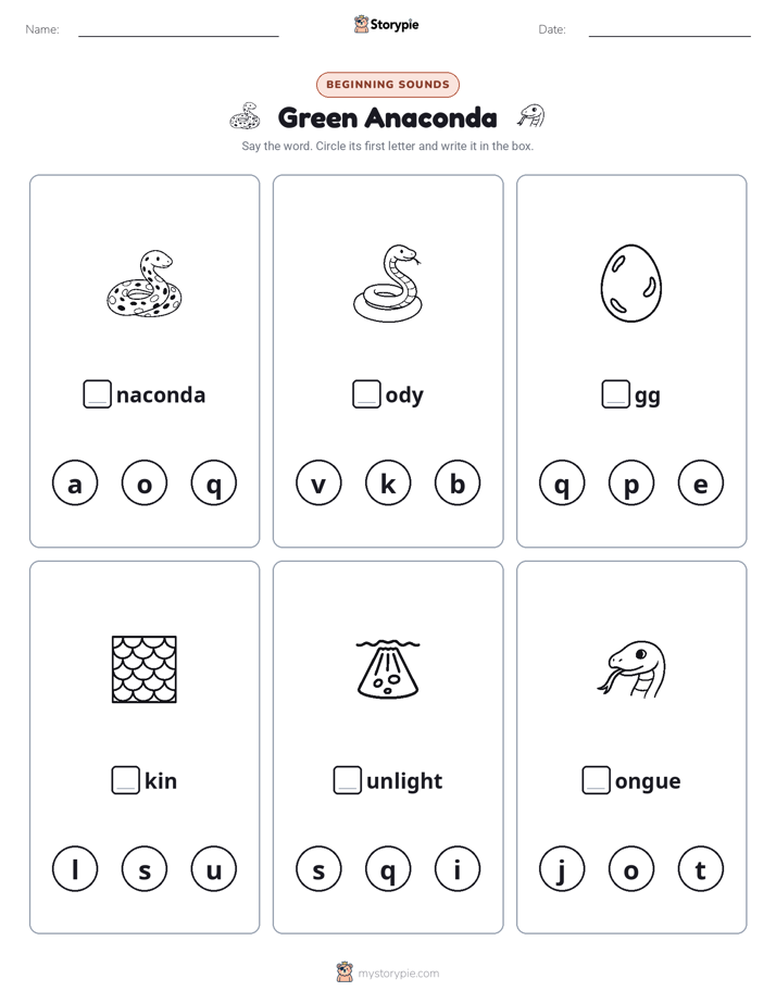 Beginning Sounds
