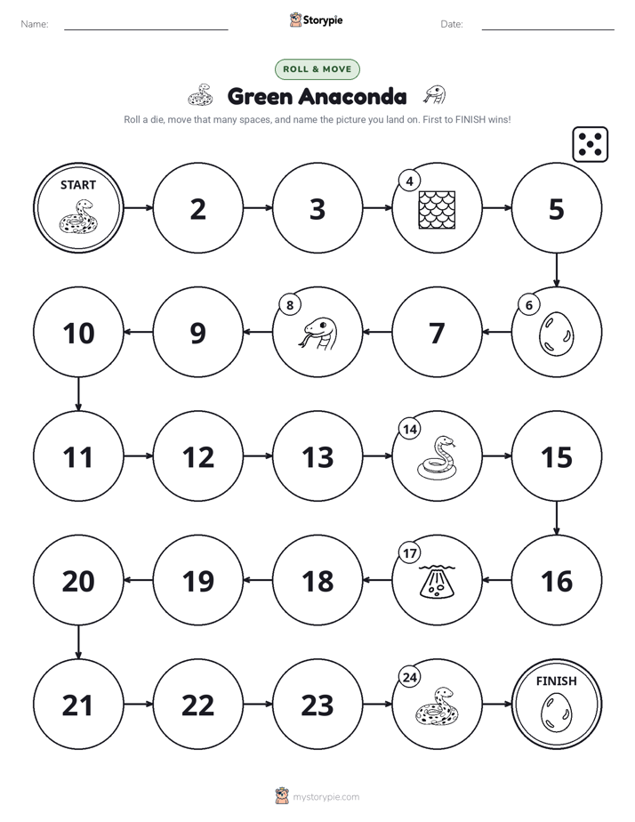 Roll & Move Game