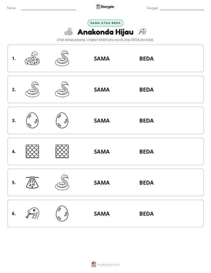 Sama atau Berbeda