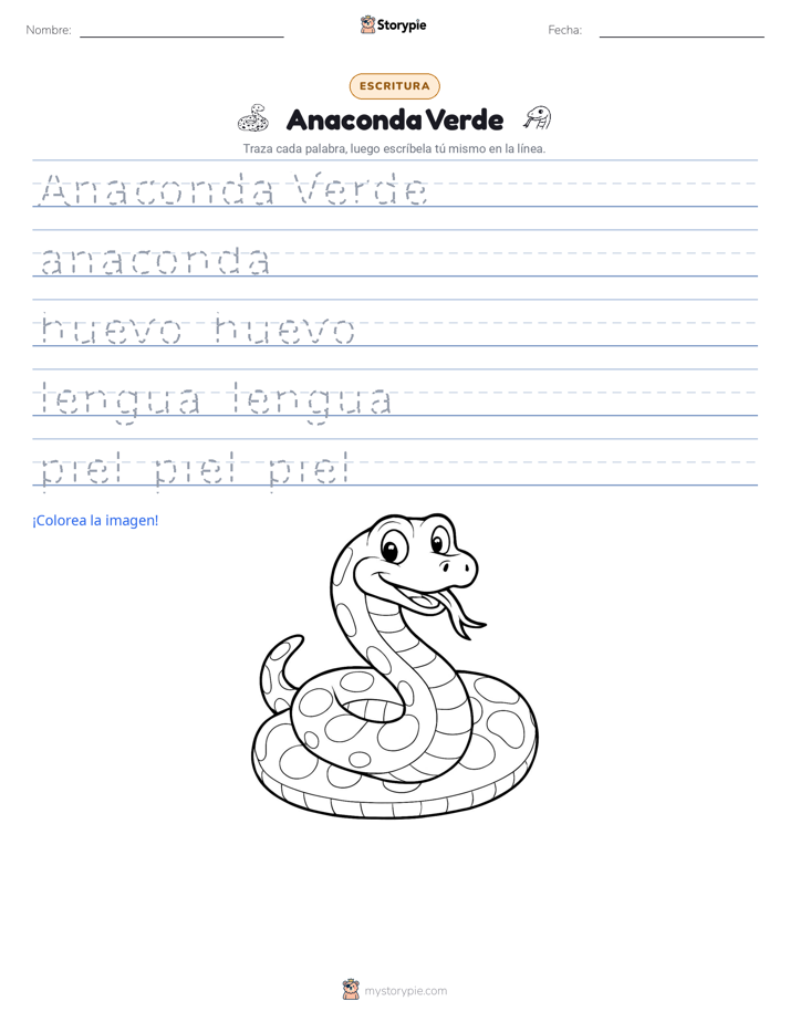 Práctica de Escritura