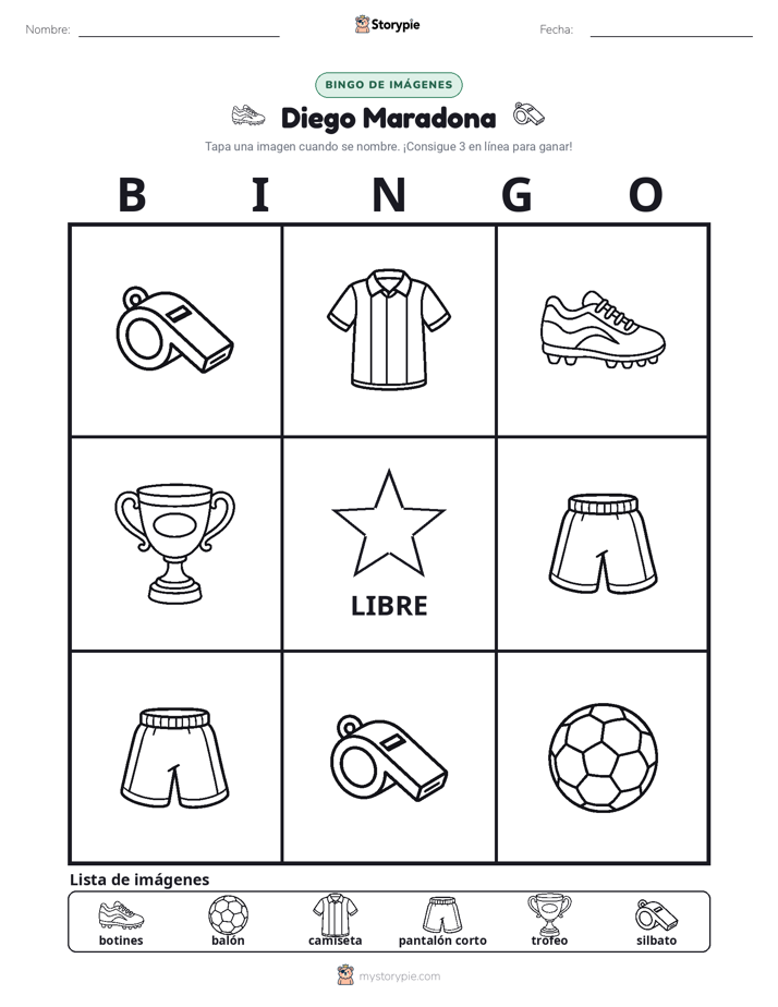 Bingo de Imágenes