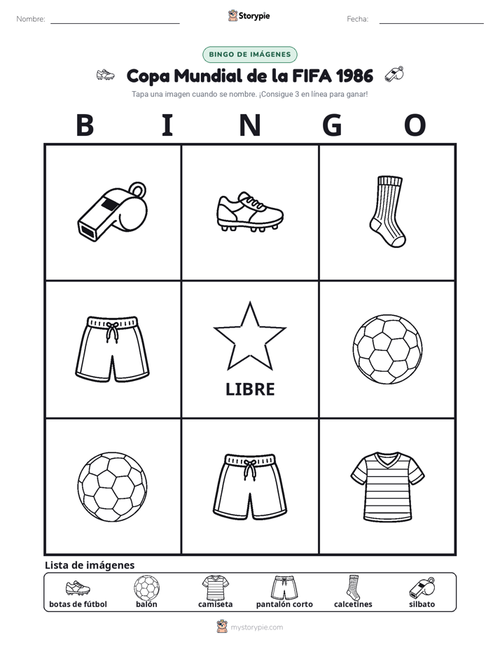 Bingo de Imágenes
