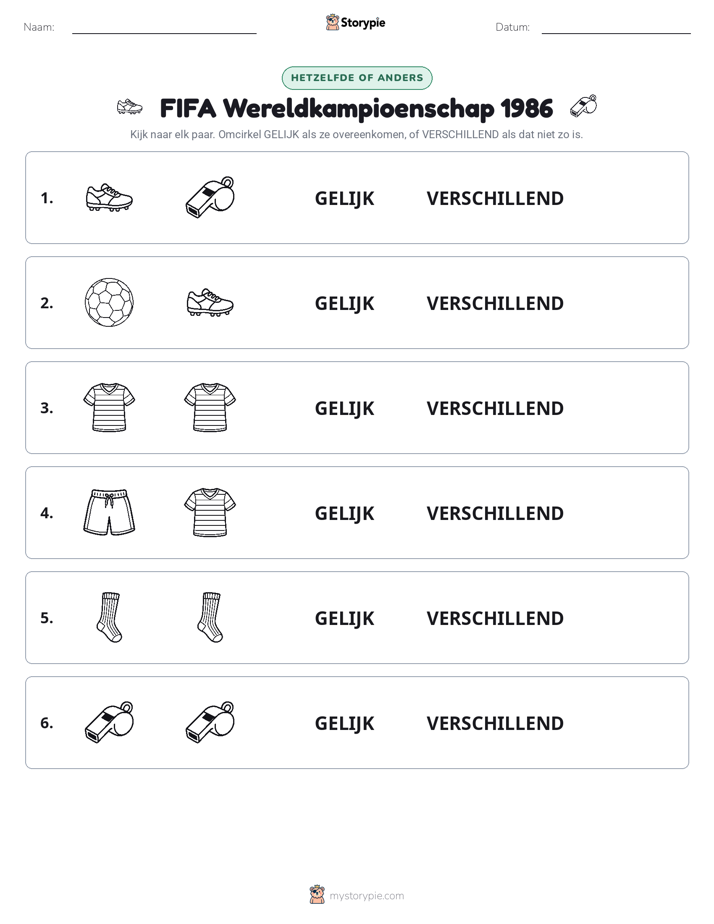 Zelfde of Verschillend