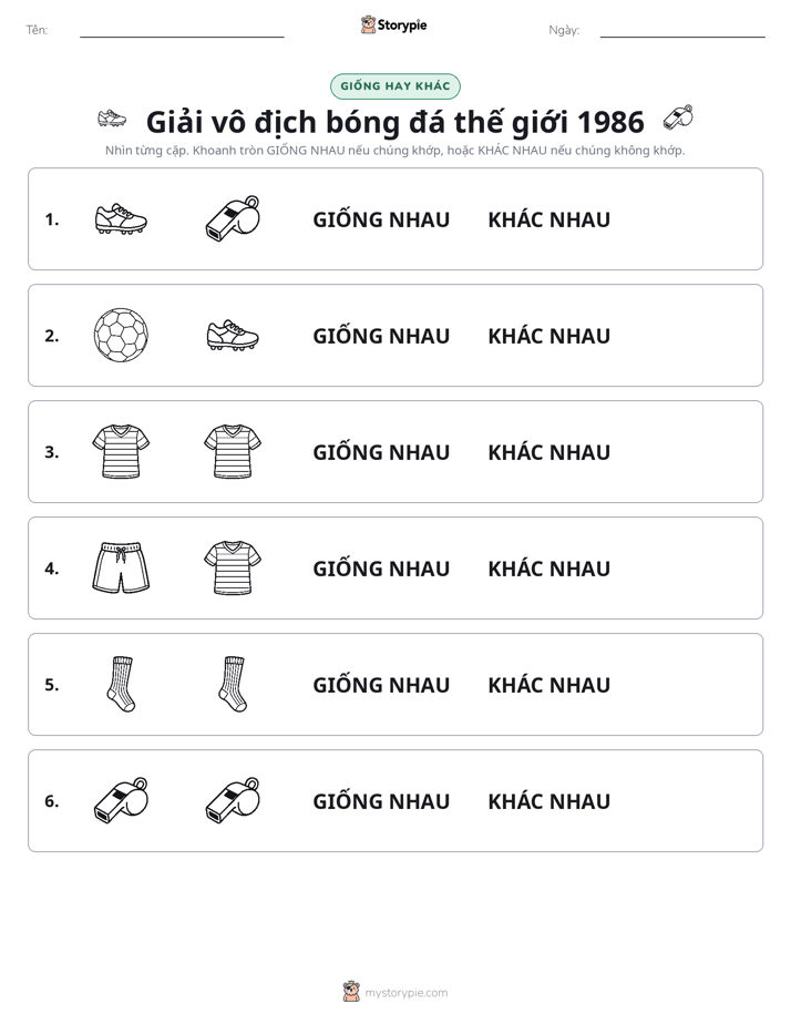 Giống Hay Khác