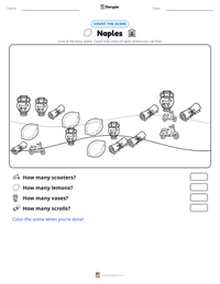 Naples printable worksheet preview