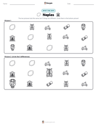 Naples printable worksheet preview