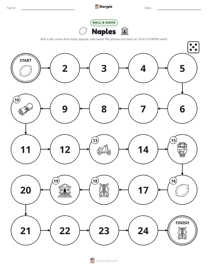 Roll & Move Game