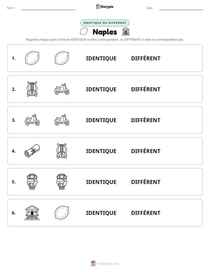 Identique ou Différent