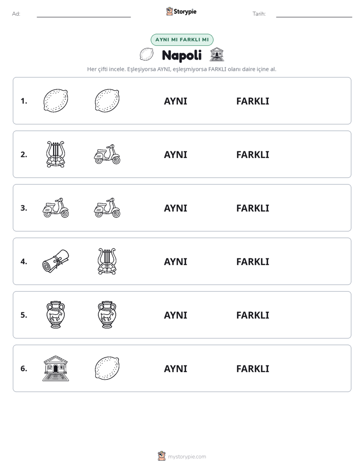 Aynı mı Farklı mı