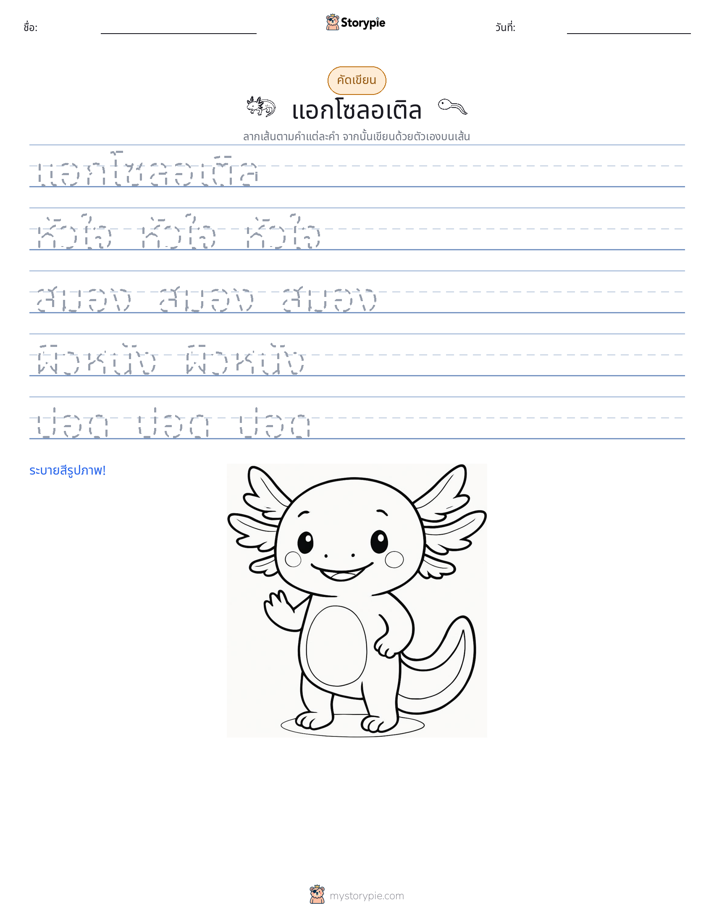 การฝึกเขียน
