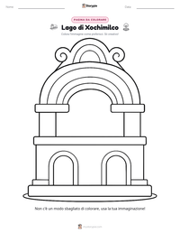 Anteprima della scheda stampabile di Lago di Xochimilco