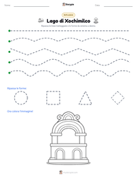 Anteprima della scheda stampabile di Lago di Xochimilco