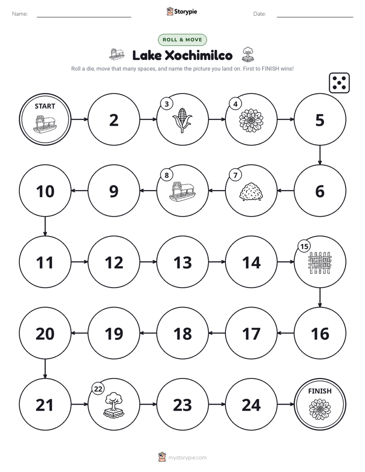 Roll & Move Game