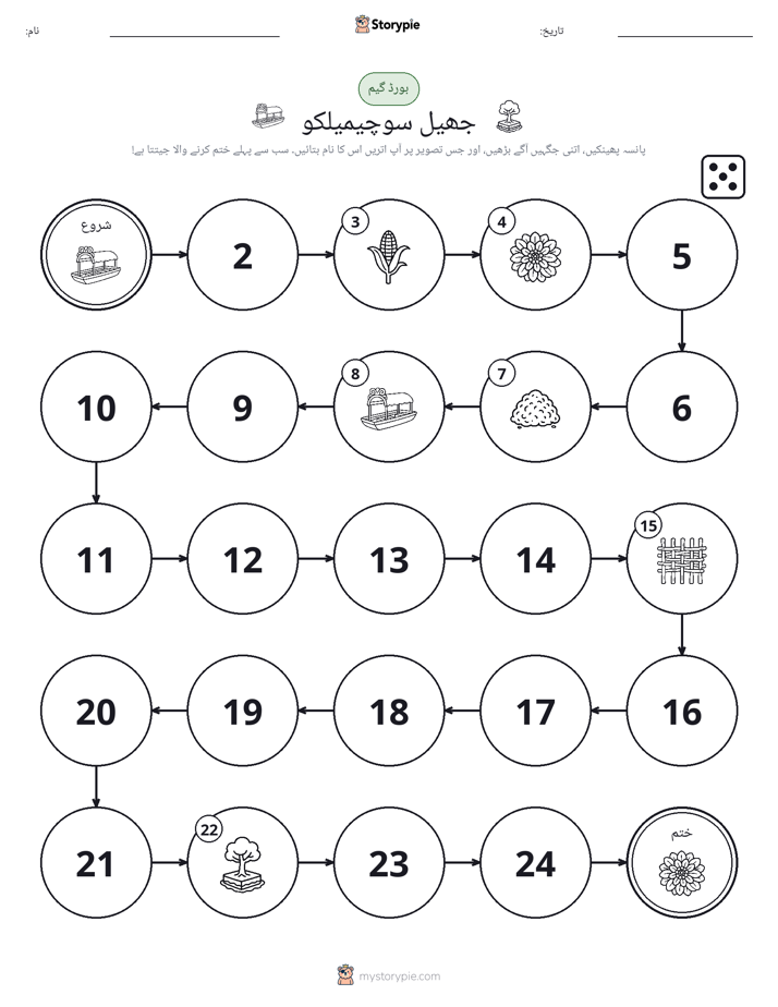 رول اور منتقل کریں کھیل