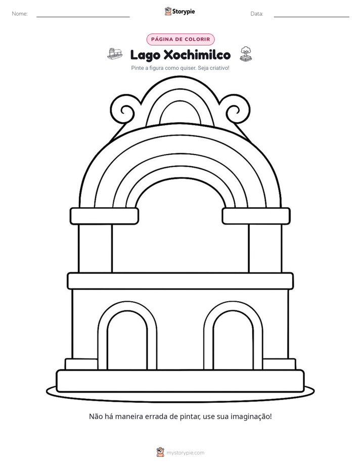 Página para colorir
