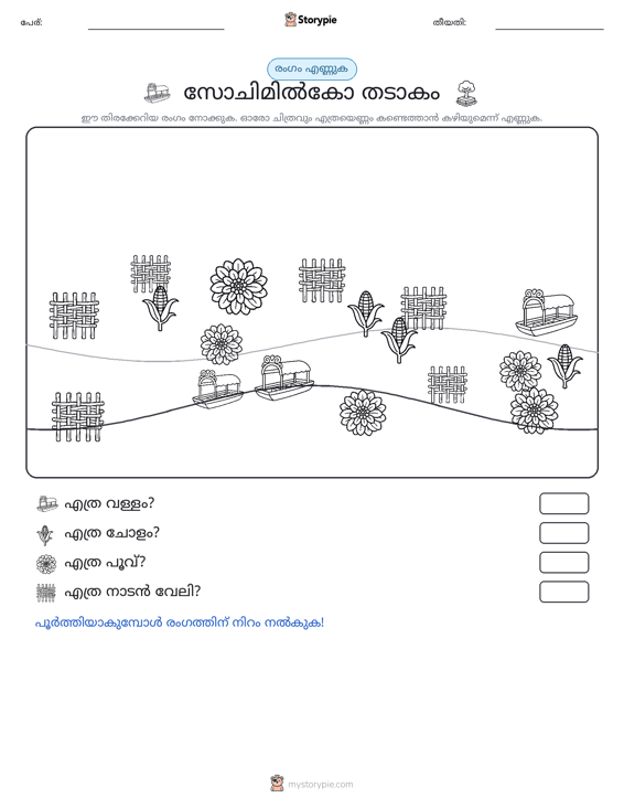 എണ്ണുന്ന ദൃശ്യങ്ങൾ