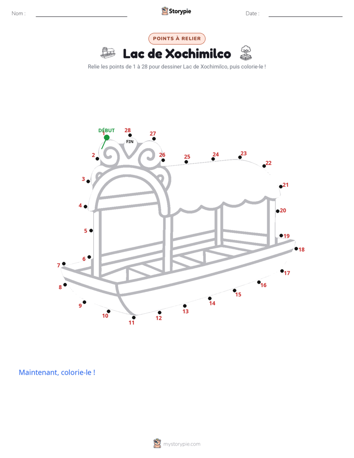 Relie les points
