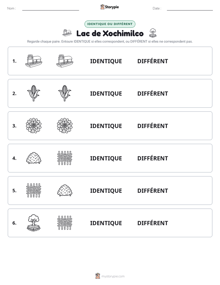 Identique ou Différent