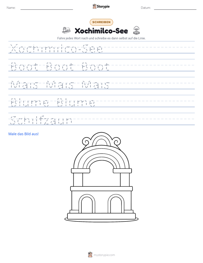 Schreibübung