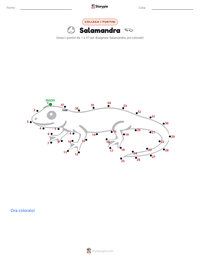 Anteprima della scheda stampabile di Salamandra