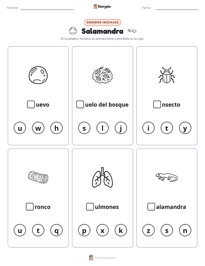 Sonidos Iniciales