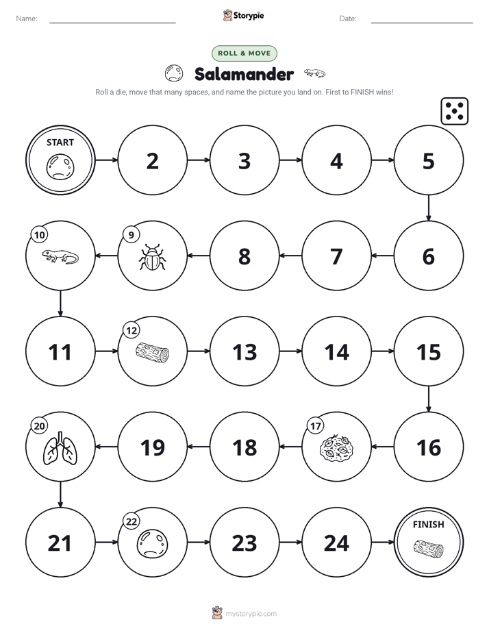 Roll & Move Game