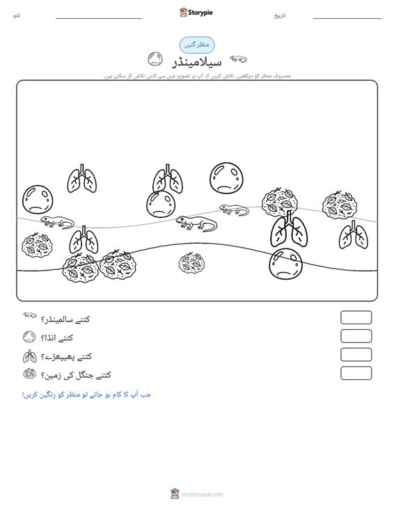 گنتی کا منظر