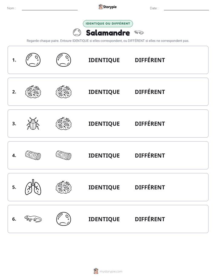 Identique ou Différent