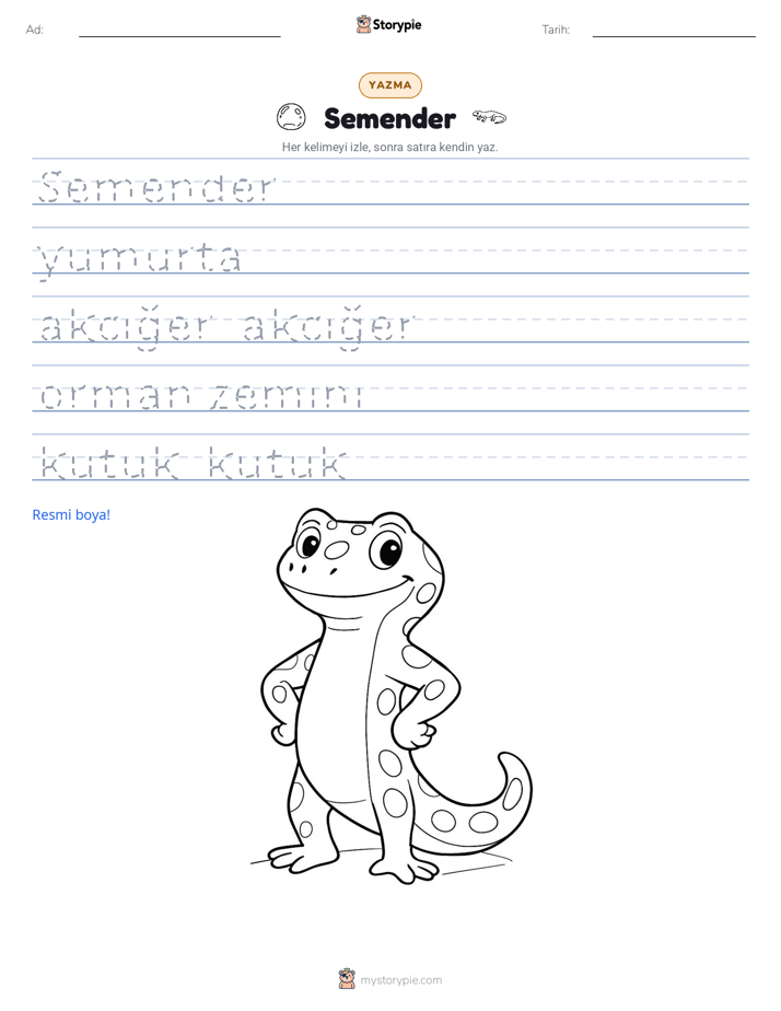 Yazma Pratiği