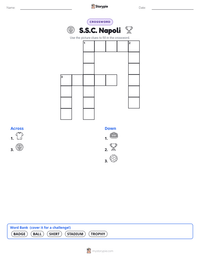S.S.C. Napoli printable worksheet preview