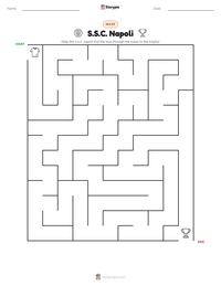 S.S.C. Napoli printable worksheet preview