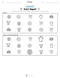 S.S.C. Napoli printable worksheet preview