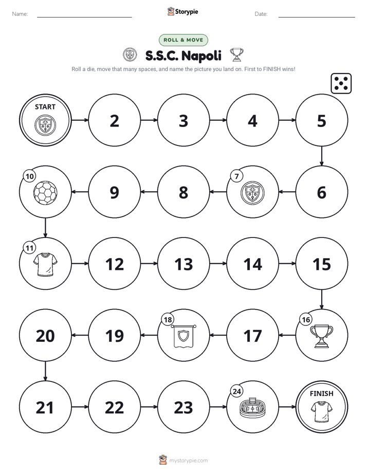 Roll & Move Game