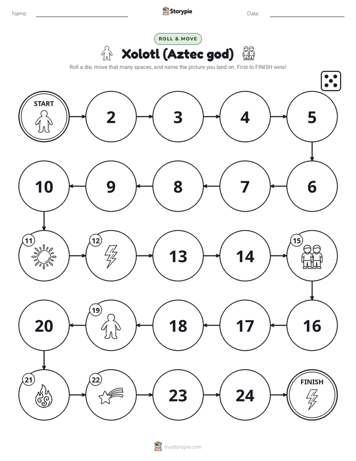 Roll & Move Game