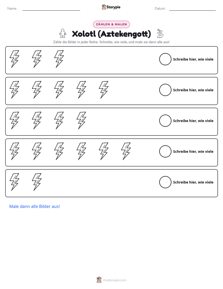 Zählen & Ausmalen