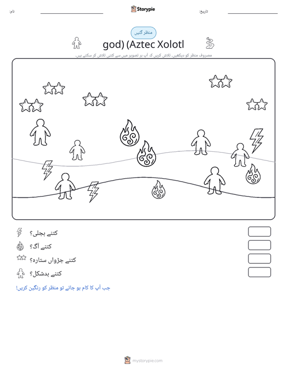 گنتی کا منظر